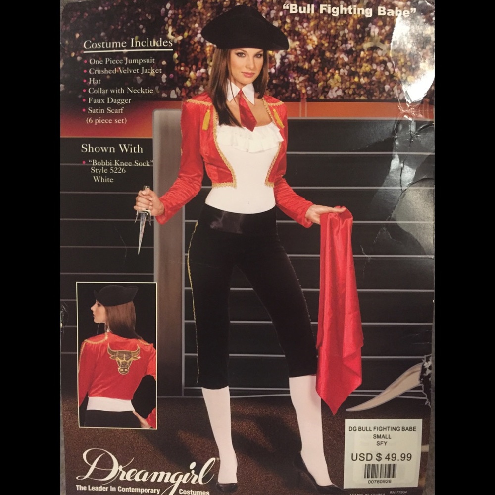 BULL FIGHTING Babe Halloween costume, size SMALL